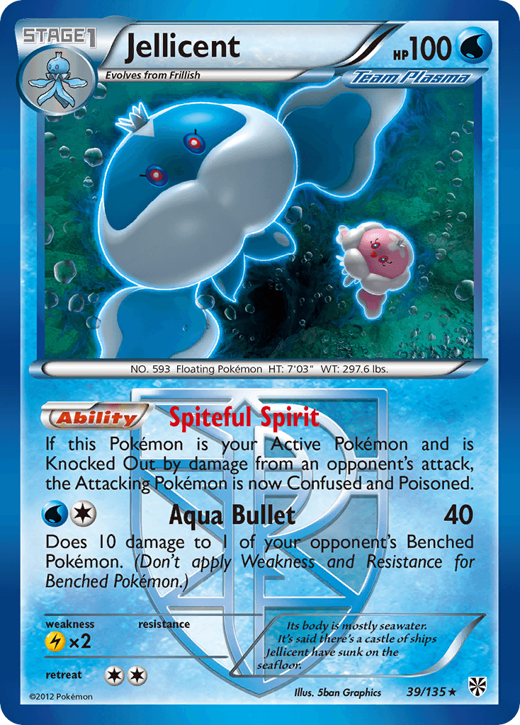 Carta Pokémon Jellicent 39