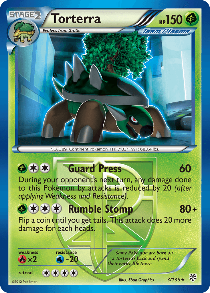 Carta Pokémon Torterra 3