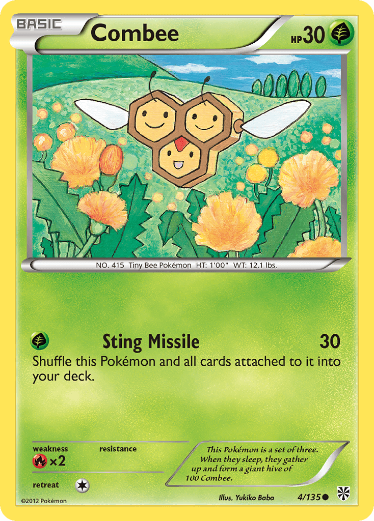 Carta Pokémon Combee 4