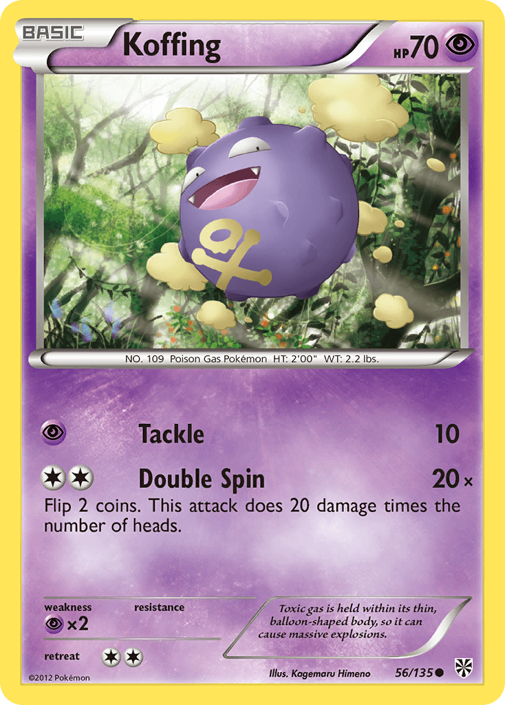 Carta Pokémon Koffing 56
