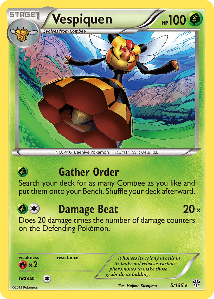Carta Pokémon Vespiquen 5