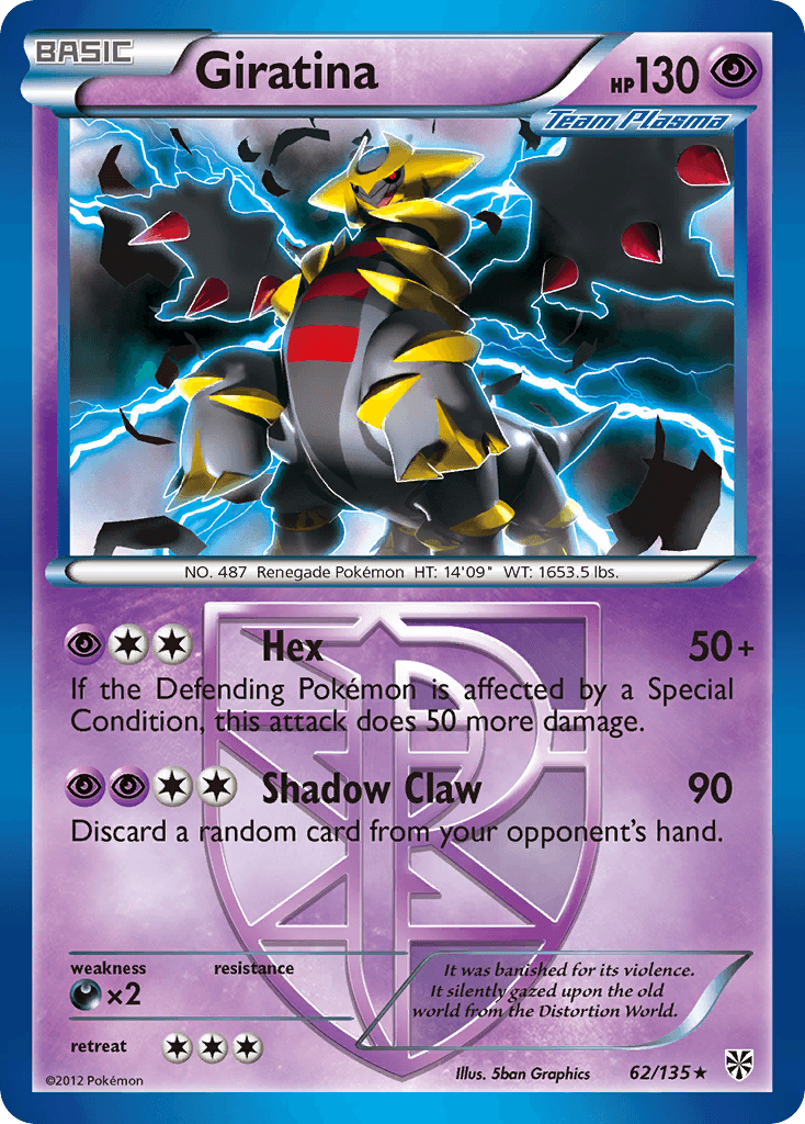 Carta Pokémon Giratina 62