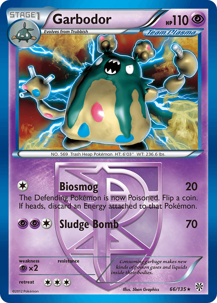 Carta Pokémon Garbodor 66