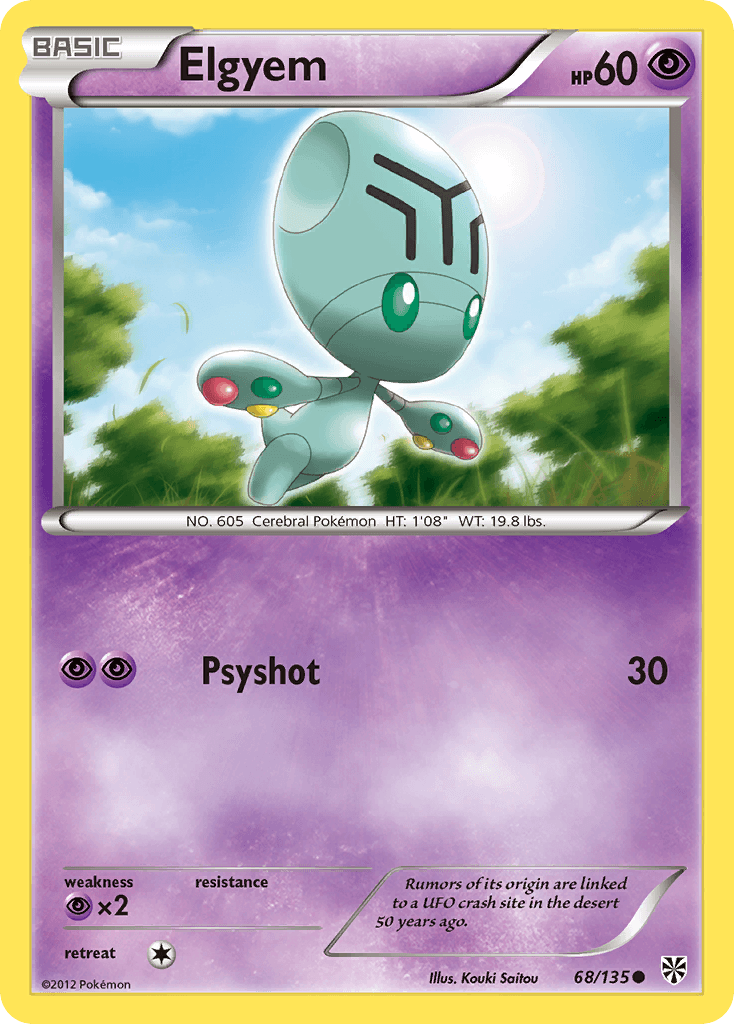 Carta Pokémon Elgyem 68