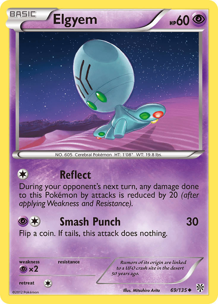 Carta Pokémon Elgyem 69