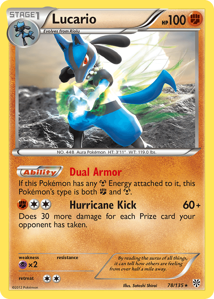 Carta Pokémon Lucario 78