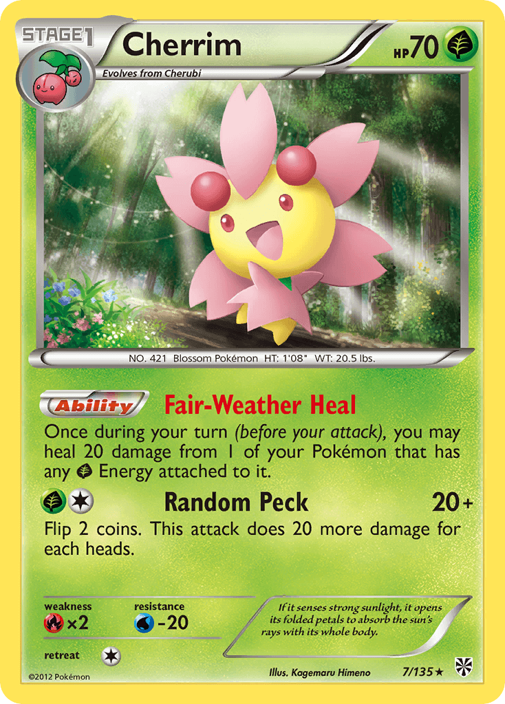 Carta Pokémon Cherrim 7