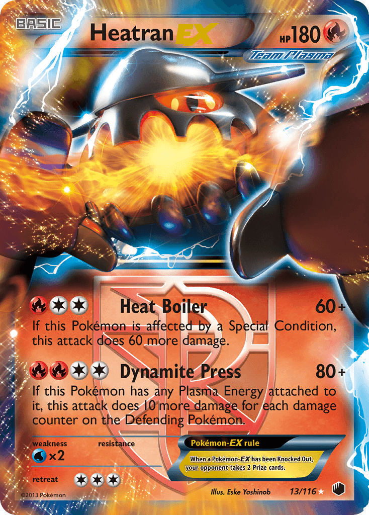Carta Pokémon Heatran-EX 13