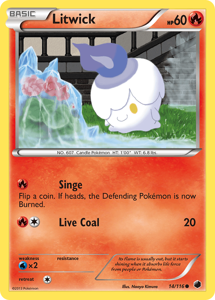 Carta Pokémon Litwick 14