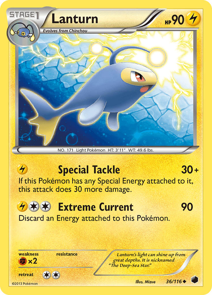 Carta Pokémon Lanturn 36