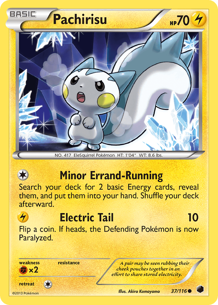 Carta Pokémon Pachirisu 37