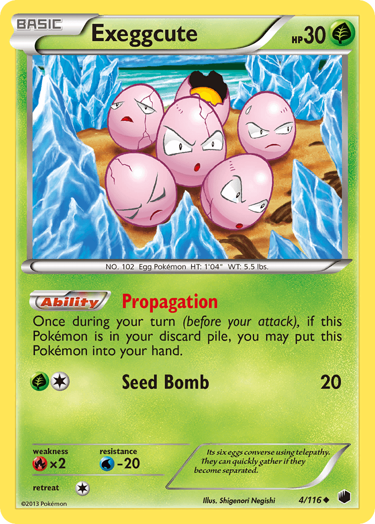 Carta Pokémon Exeggcute 4