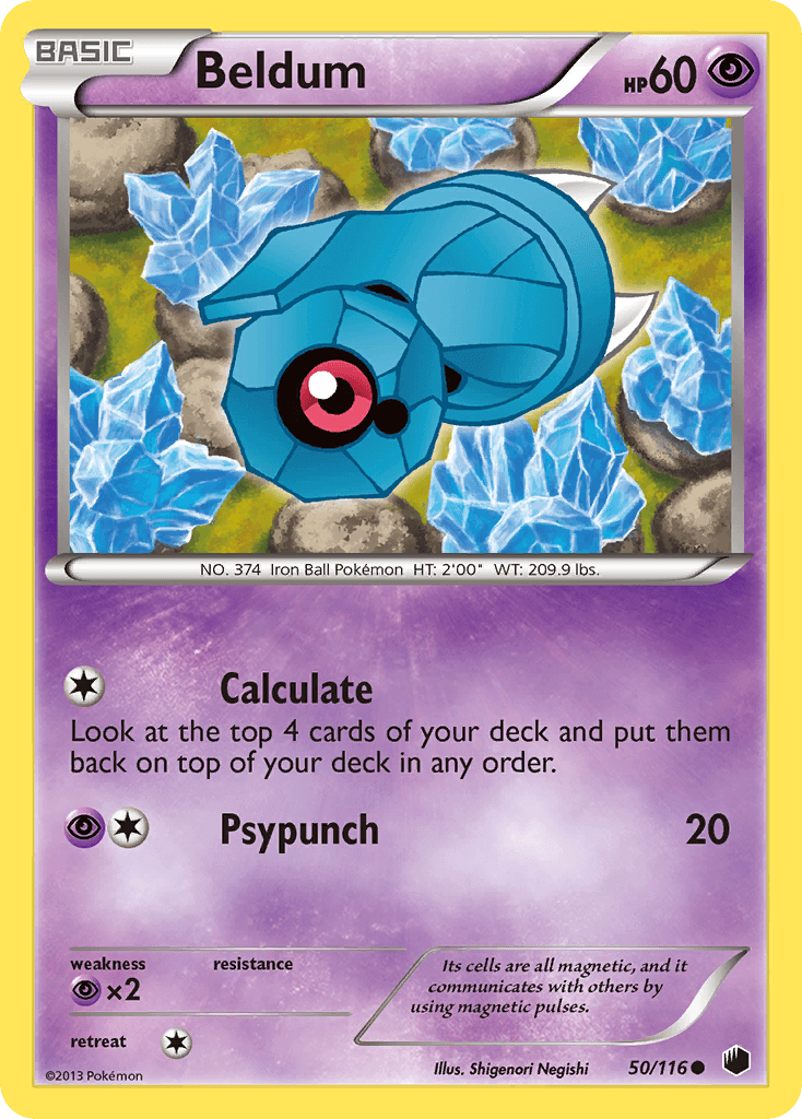 Carta Pokémon Beldum 50