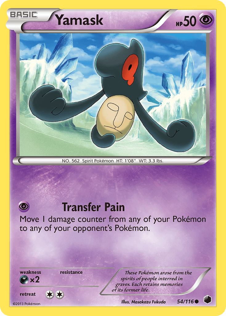 Carta Pokémon Yamask 54