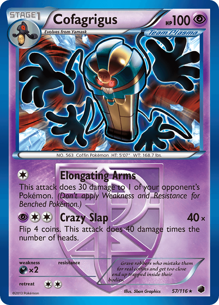 Carta Pokémon Cofagrigus 57