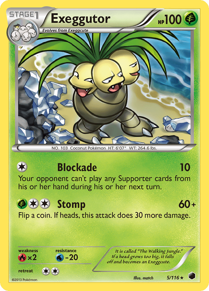 Carta Pokémon Exeggutor 5