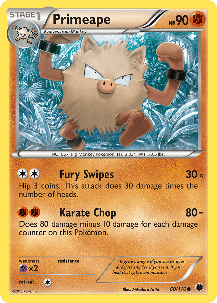 Carta Pokémon Primeape 60