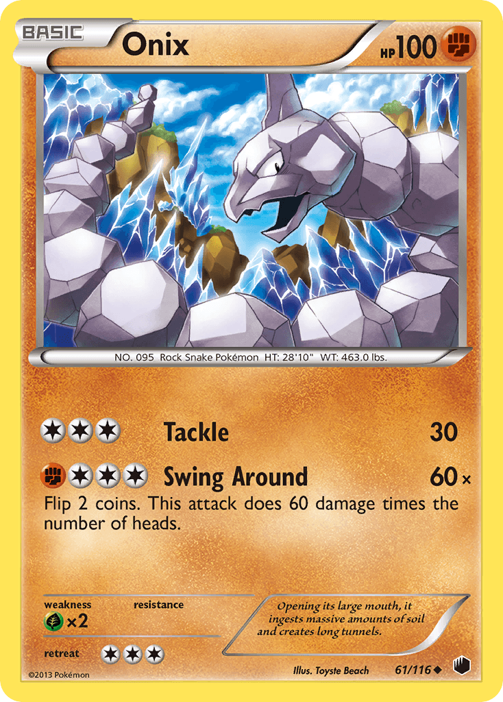 Carta Pokémon Onix 61
