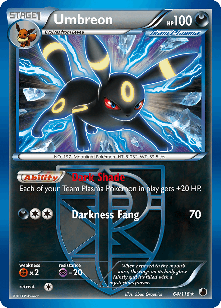 Carta Pokémon Umbreon 64