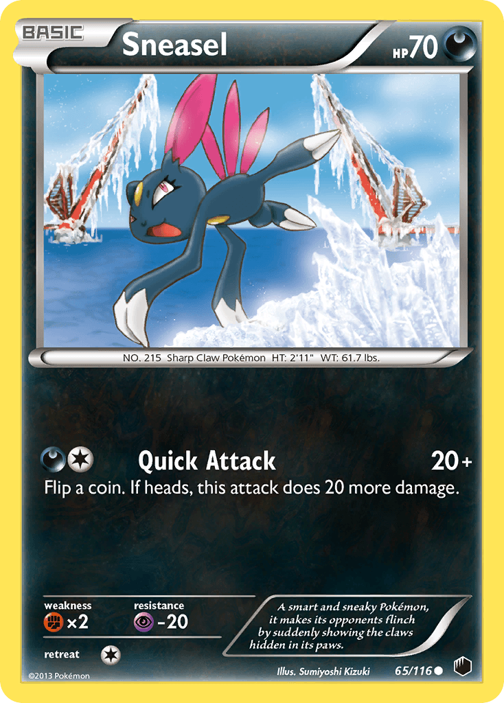Carta Pokémon Sneasel 65