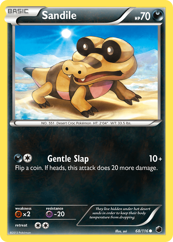 Carta Pokémon Sandile 68