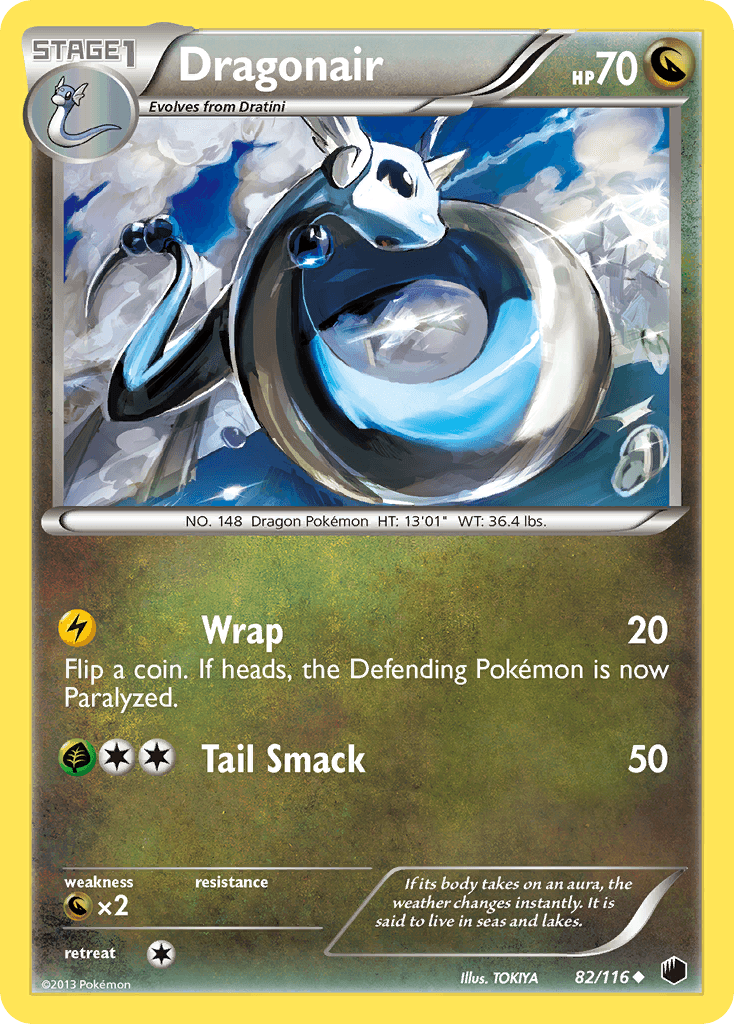 Carta Pokémon Dragonair 82