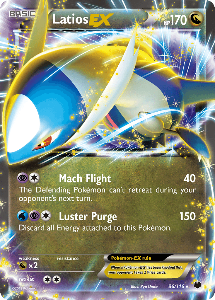 Carta Pokémon Latios-EX 86