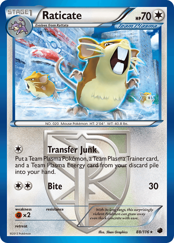 Carta Pokémon Raticate 88