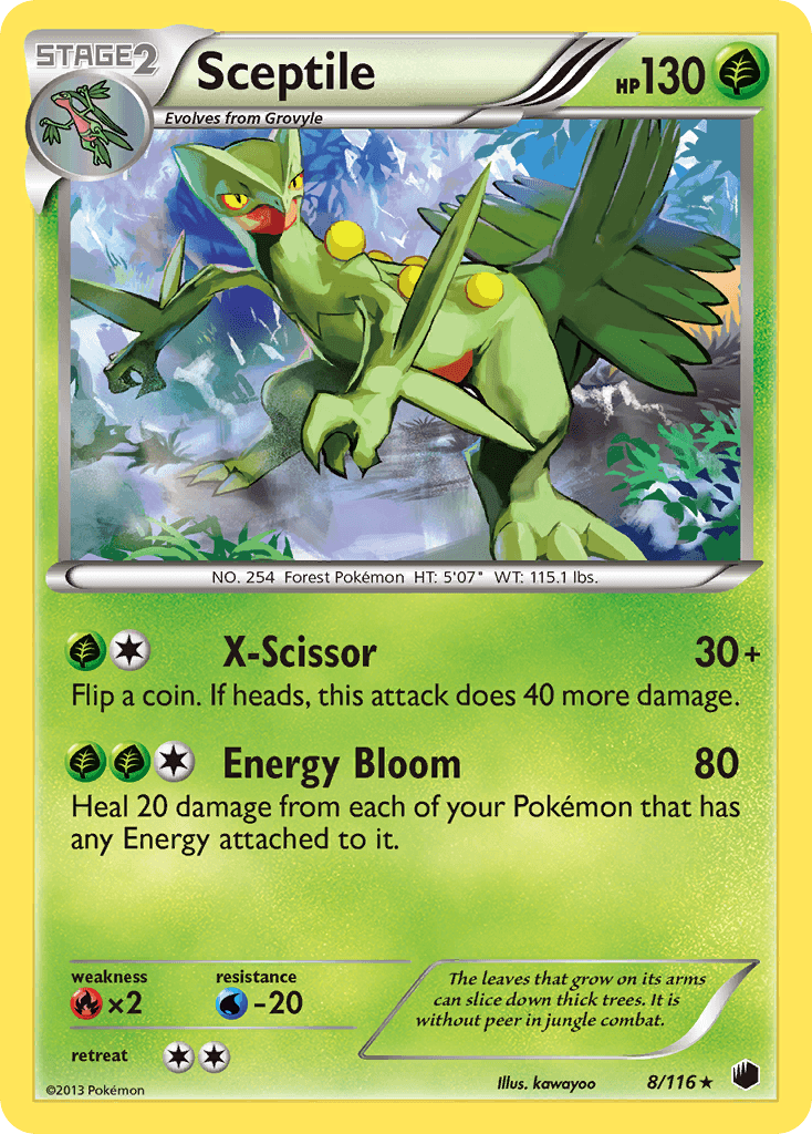 Carta Pokémon Sceptile 8
