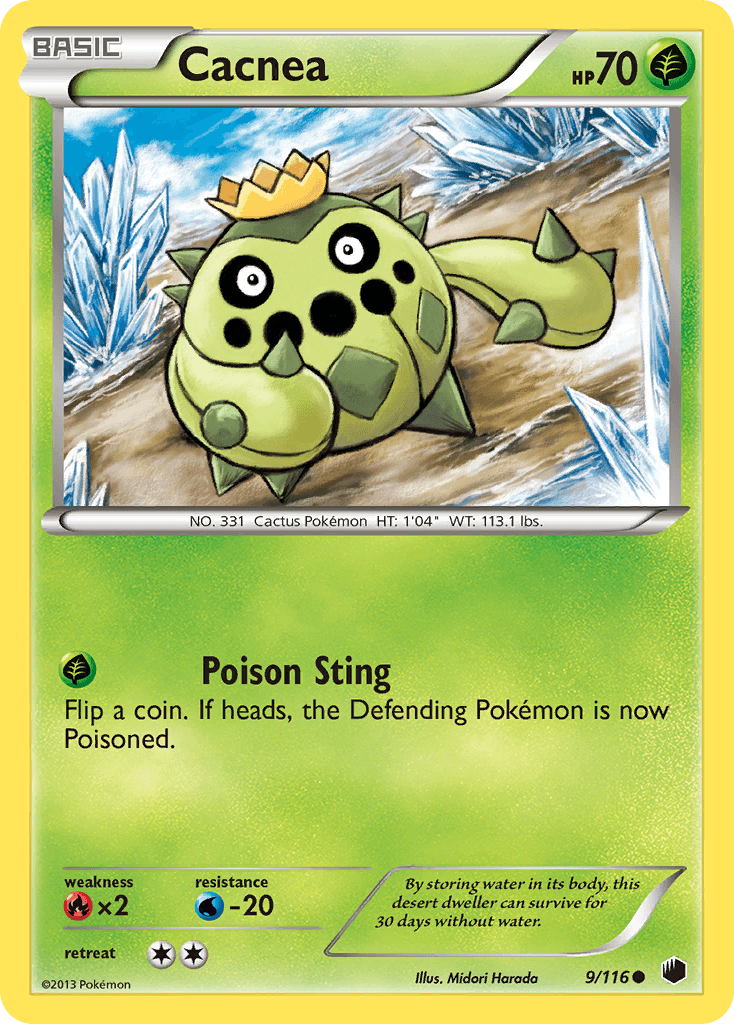 Carta Pokémon Cacnea 9