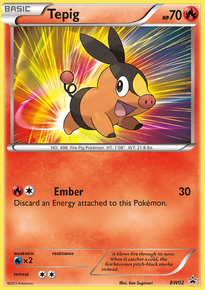 Carta Pokémon Tepig BW02