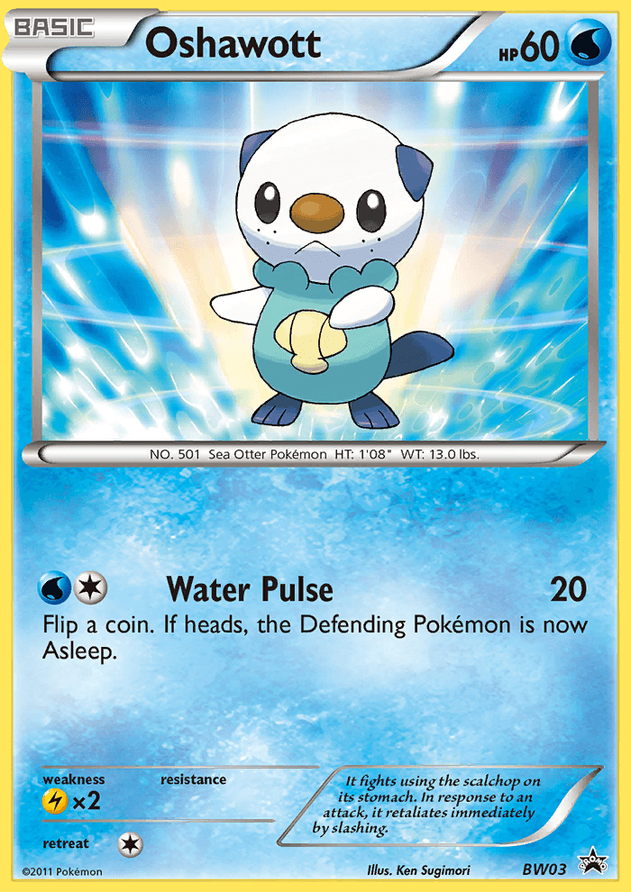 Carta Pokémon Oshawott BW03