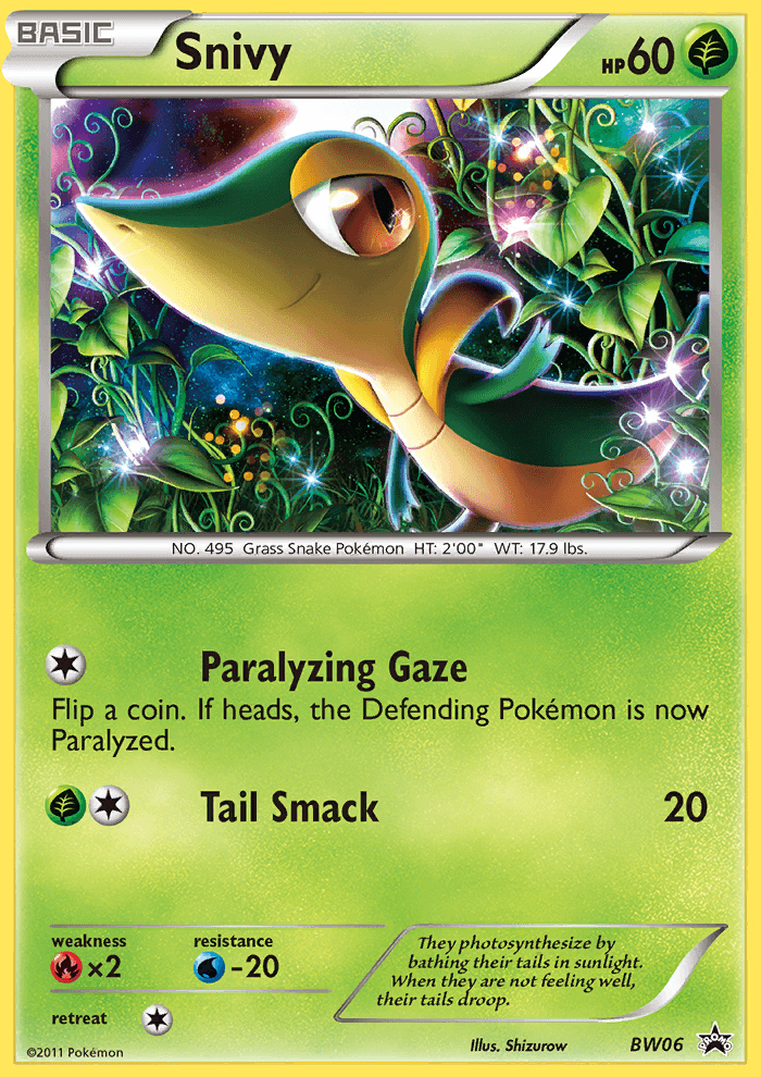 Carta Pokémon Snivy BW06