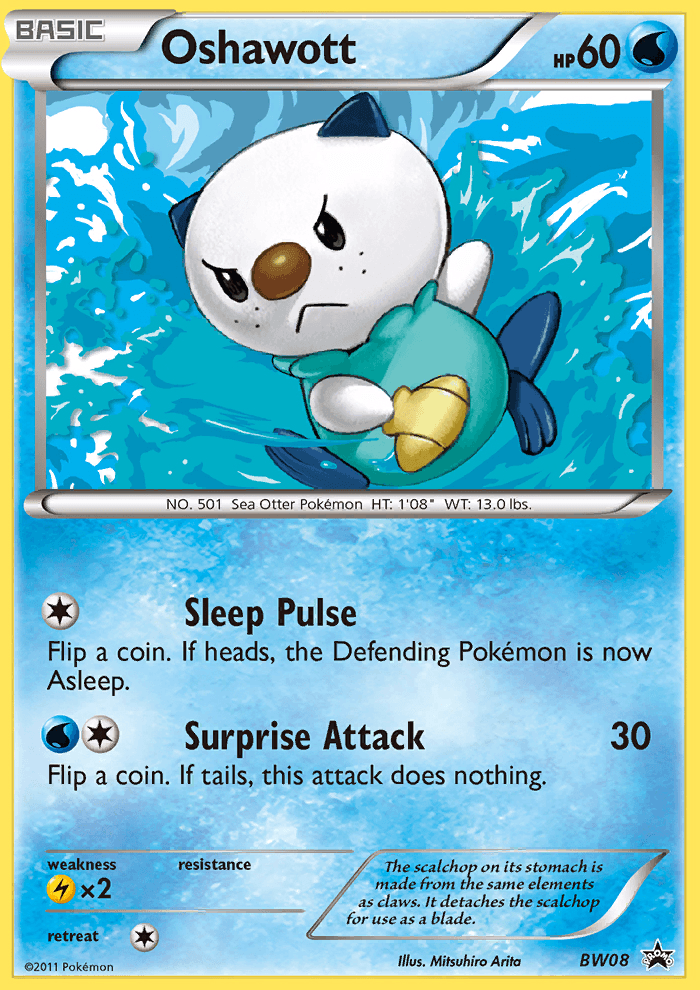 Carta Pokémon Oshawott BW08