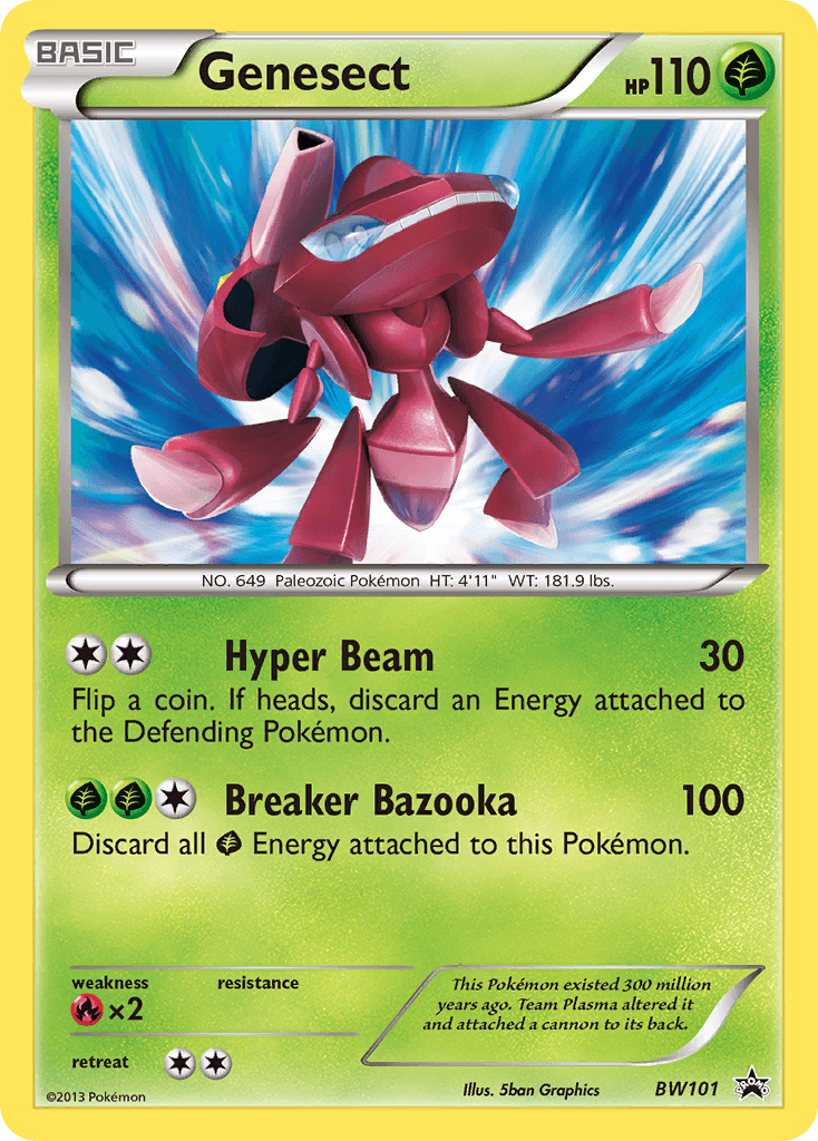 Carta Pokémon Genesect BW101