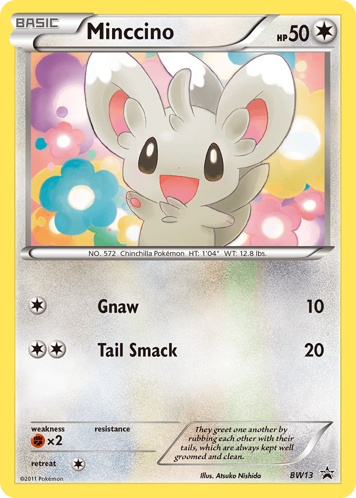 Carta Pokémon Minccino BW13