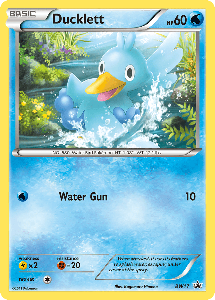 Carta Pokémon Ducklett BW17