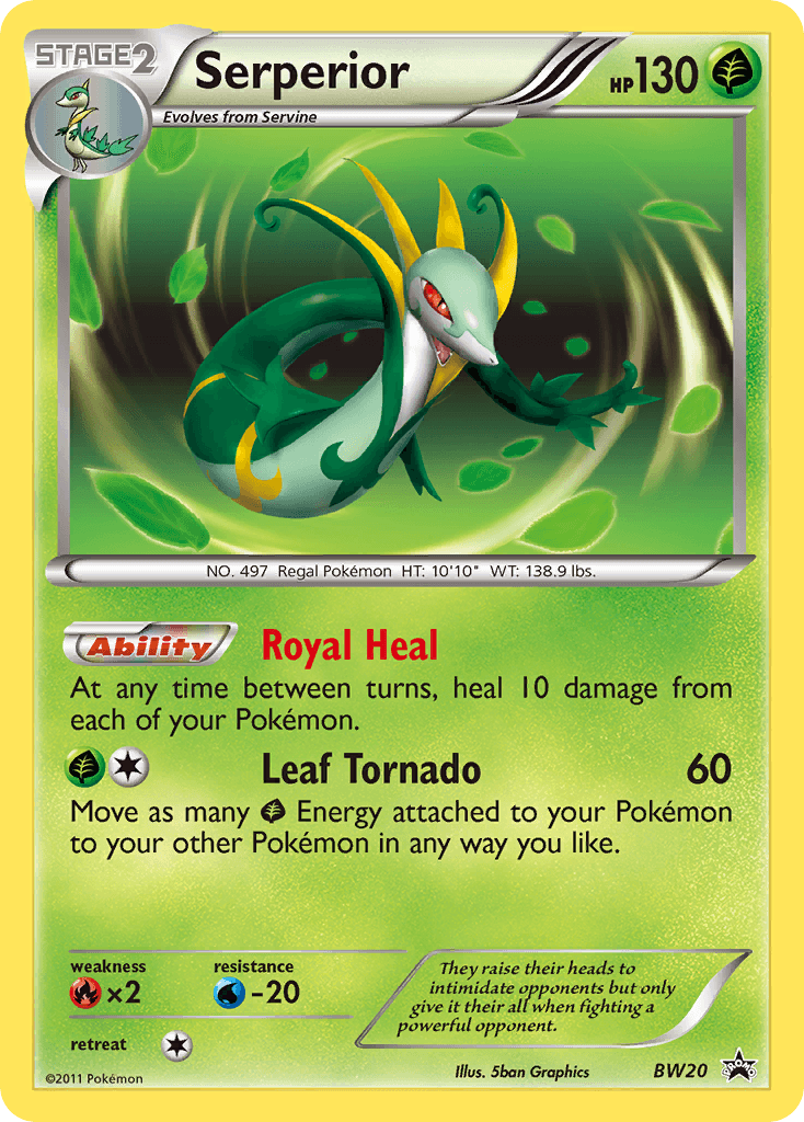 Carta Pokémon Serperior BW20