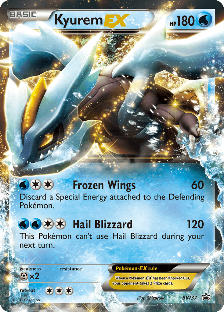 Carta Pokémon Kyurem-EX BW37