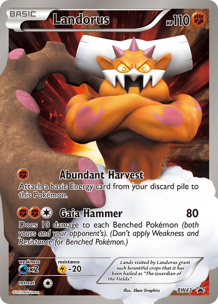 Carta Pokémon Landorus BW43