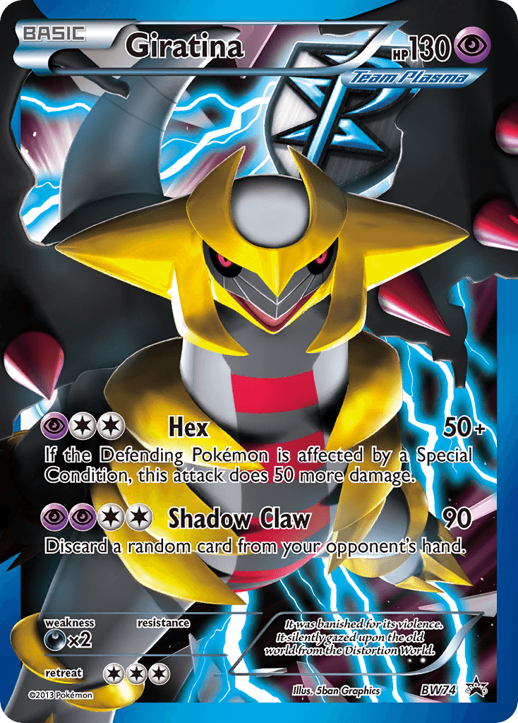 Carta Pokémon Giratina BW74