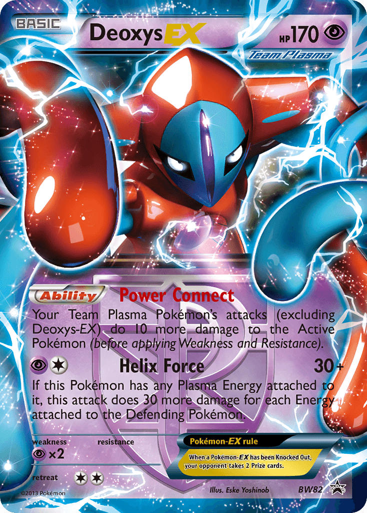 Carta Pokémon Deoxys-EX BW82