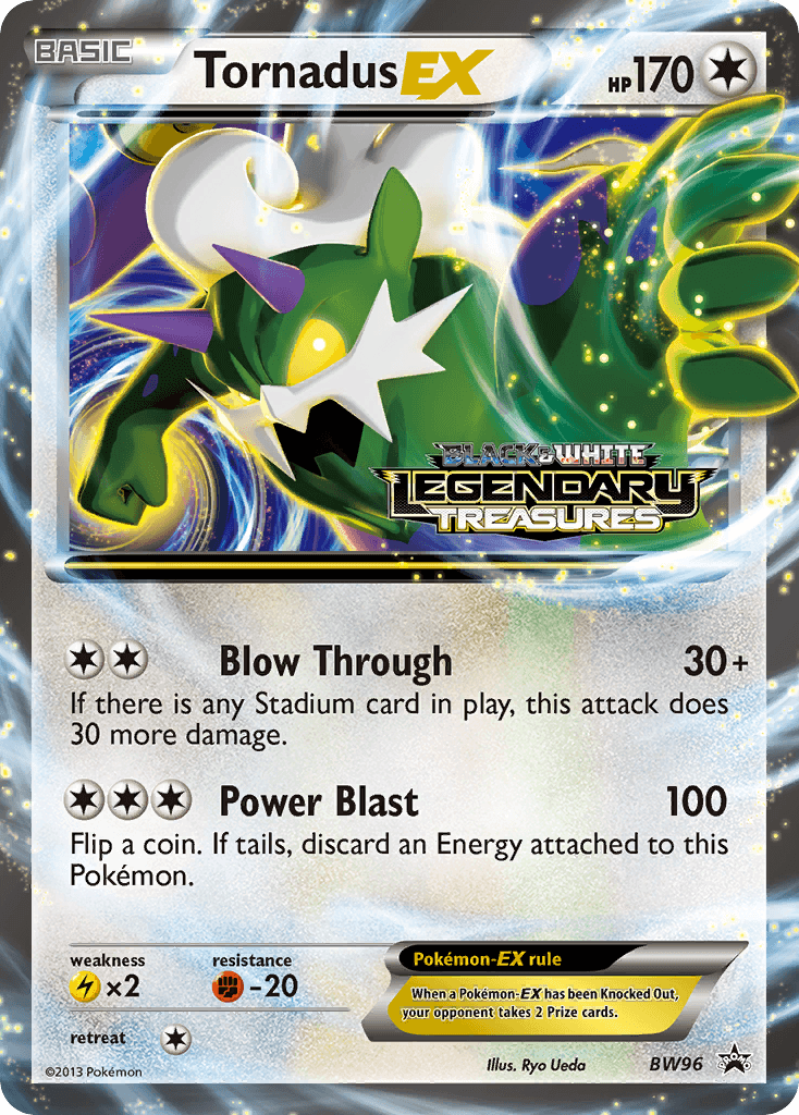 Carta Pokémon Tornadus-EX BW96