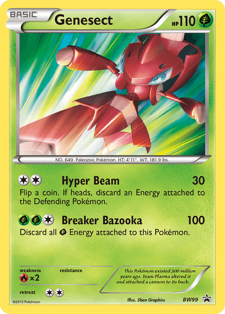 Carta Pokémon Genesect BW99