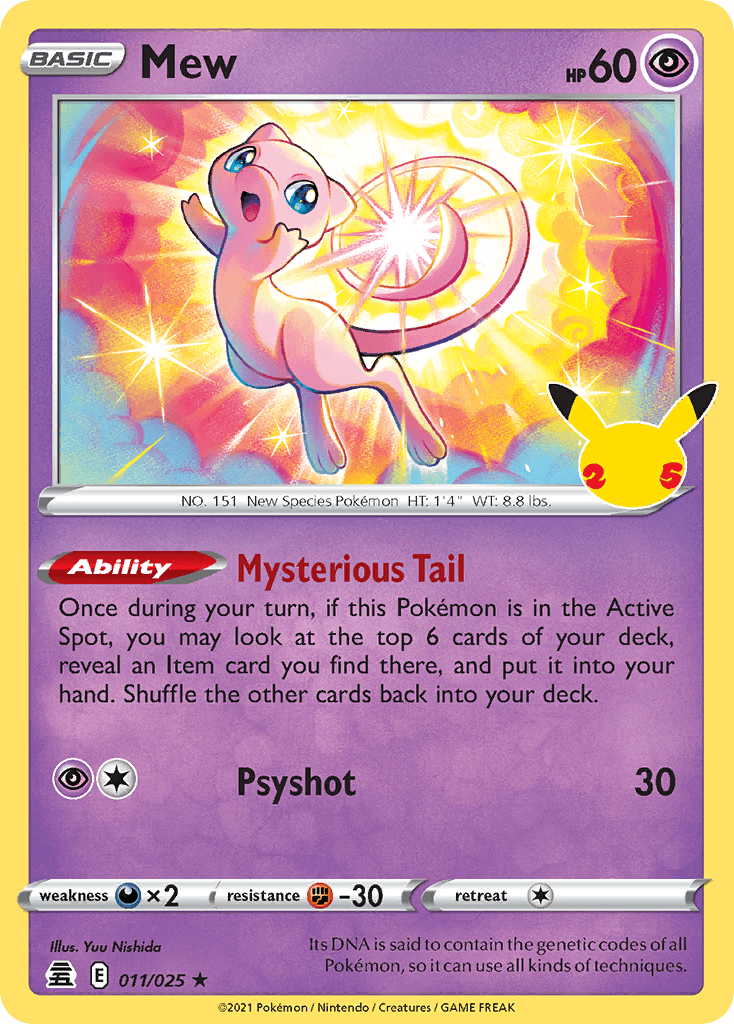 Carta Pokémon Mew 11