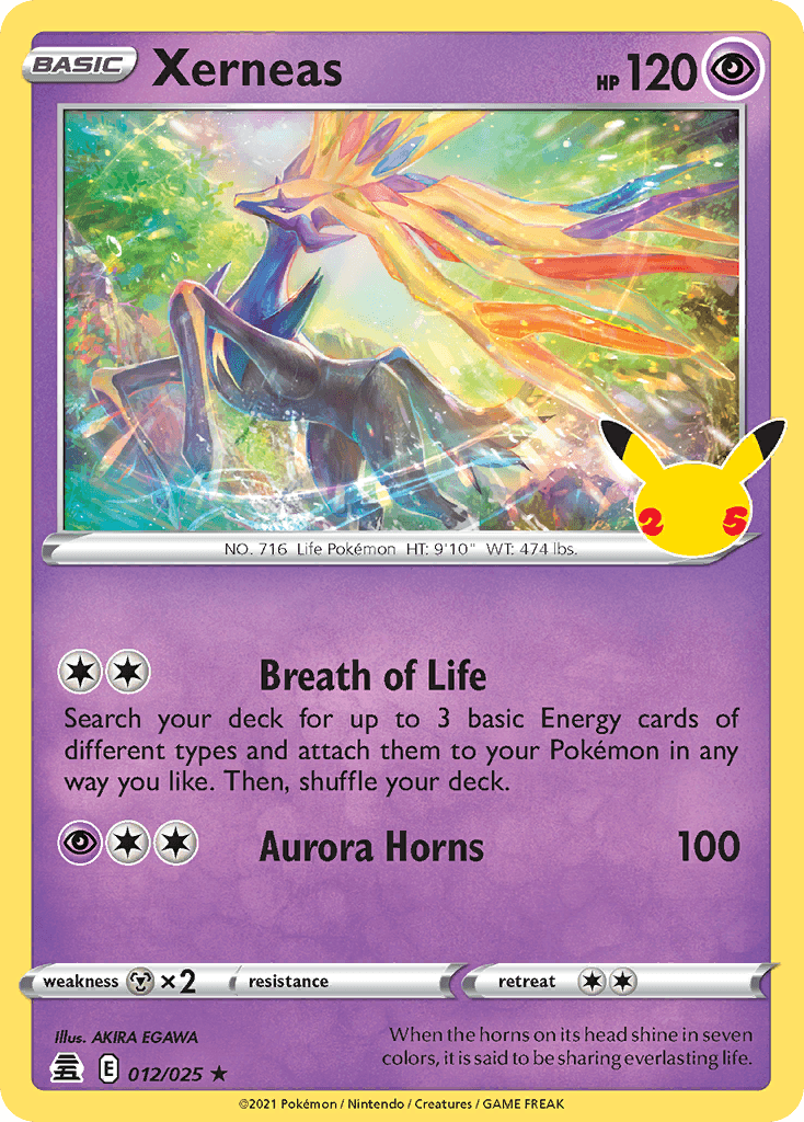 Carta Pokémon Xerneas 12
