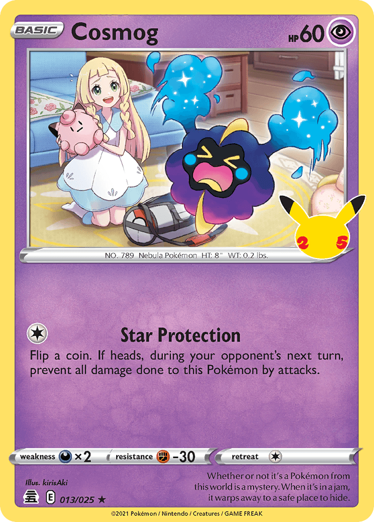 Carta Pokémon Cosmog 13