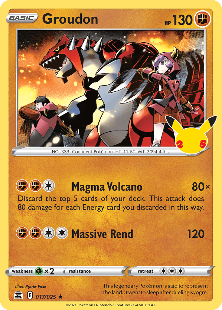Carta Pokémon Groudon 17