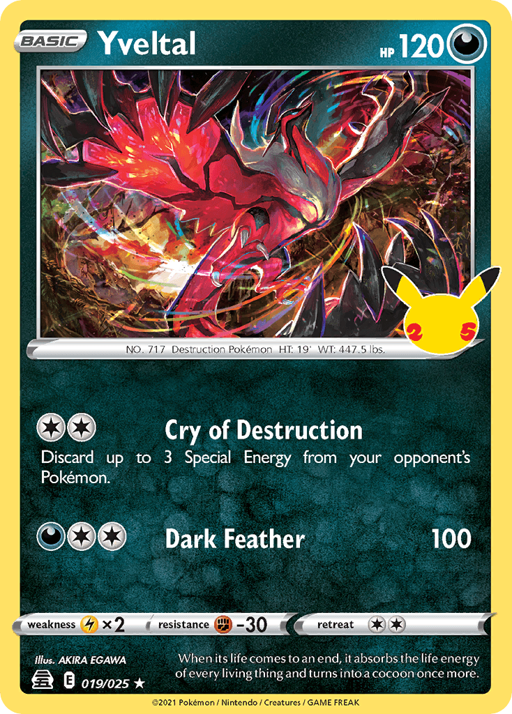 Carta Pokémon Yveltal 19