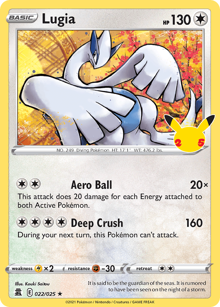 Carta Pokémon Lugia 22